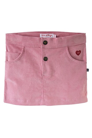 Jupe en velours Beline - Rose