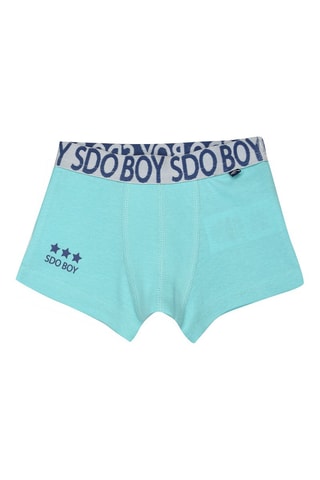 3 boxers - Beige et bleu