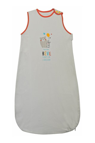 Gigoteuse - TOG 0,5 - Blanc et gris