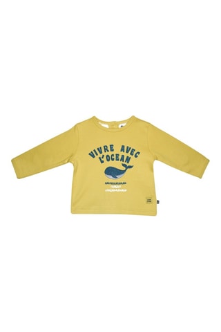 T-shirt et pantalon - Jaune et bleu marine - Jaune