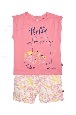 Pyjama - Blanc et rose