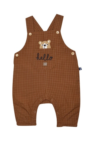 T-shirt et salopette Ivan - Marron