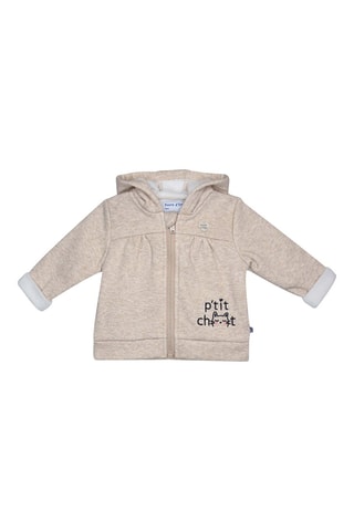 Cardigan à capuche Iveline Beige - Beige