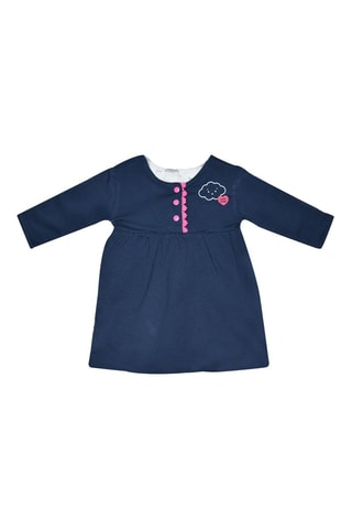 Robe réversible - Bleu marine et gris - Bleu marine