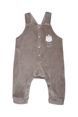 Salopette et t-shirt - Taupe