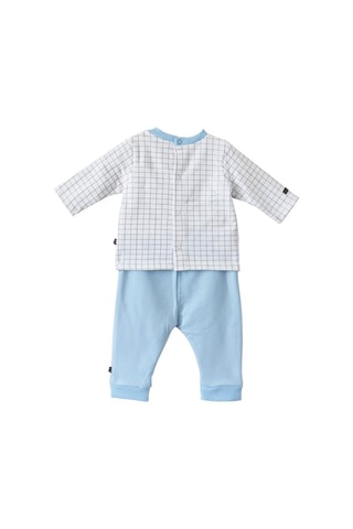 T-shirt et pantalon Bastin - Blanc et bleu