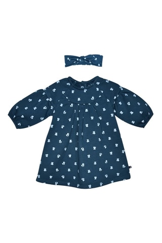 Robe et bandeau - Bleu foncé - Bleu foncé