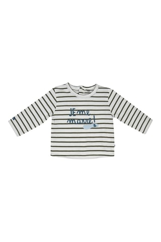 T-shirt et pantalon - Blanc et kaki - Blanc