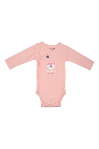 2 bodys - Ecru et saumon - Blanc et rose