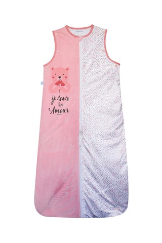 Gigoteuse bi-matière - Blanc et rose