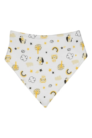 2 bavoirs - Jaune et blanc