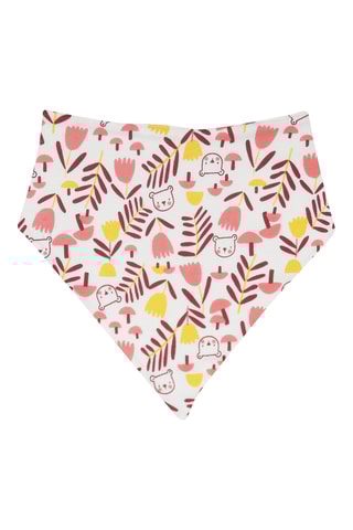 2 bavoirs - Blanc et rose