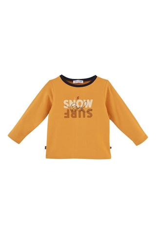 T-shirt Djude - Blanc et jaune