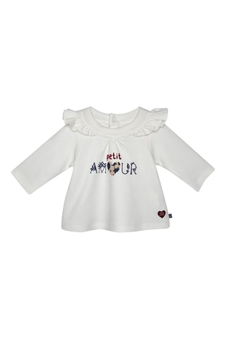 Pantalon, t-shirt et bandeau - Écru