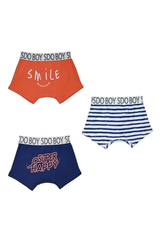 3 boxers - Bleu marine