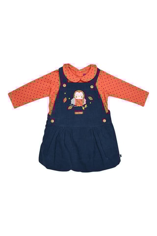 T-shirt et robe Iseult - Bleu et rouge