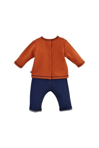 T-shirt et jean - Bleu