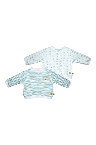 2 gilets - Blanc et bleu