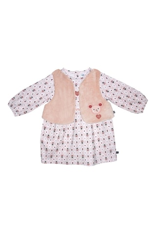 Robe et gilet - Rose - Rose