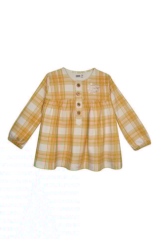 Blouse - Blanc et jaune