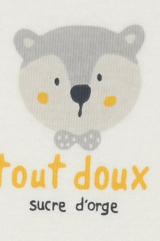 2 bodys - Blanc et jaune - Blanc et jaune