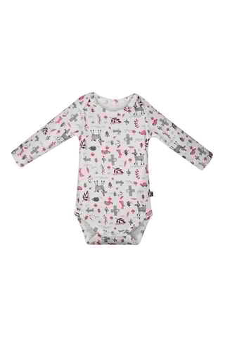 3 bodys - Blanc et rose