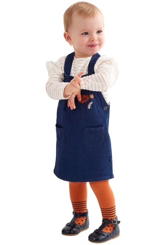 Robe et t-shirt Bonnie - Blanc et bleu