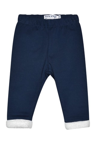 Sweat et pantalon Jemina Ecru et bleu marine - Blanc et bleu