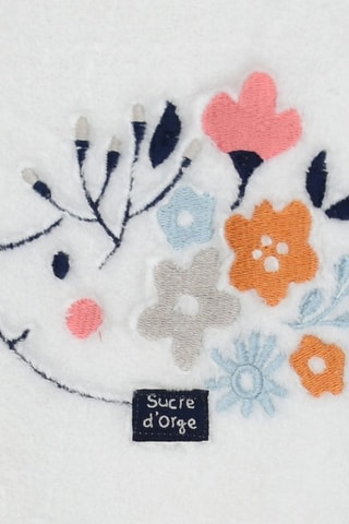 Sweat et pantalon Jemina Ecru et bleu marine - Blanc et bleu