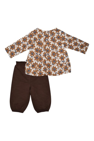 Tunique et jogging - Marron - Marron