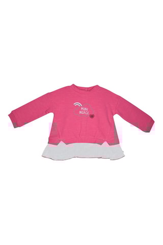 Sweat et legging réversible - Fuchsia et gris - Fuchsia