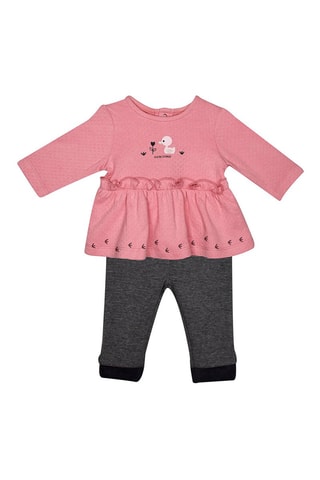 T-shirt et legging - Rose