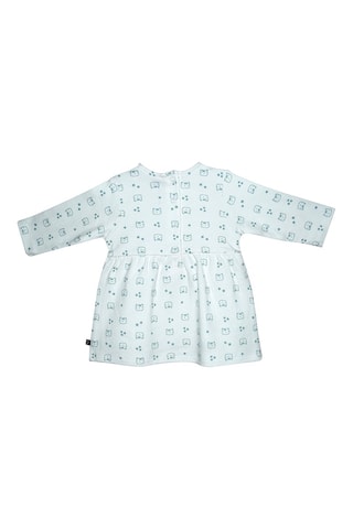 Robe et bandeau - Blanc et vert