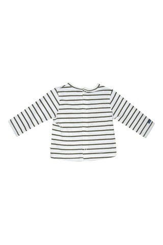 T-shirt et salopette - Kaki et blanc - Kaki