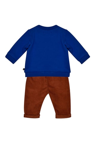 Sweat et pantalon - Bleu et marron