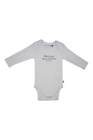 3 bodys Jacques - Gris et jaune - Jaune et gris