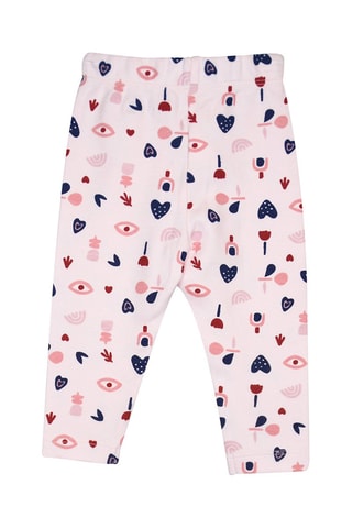 Sweat et legging Joa Rose et blanc - Blanc et rose