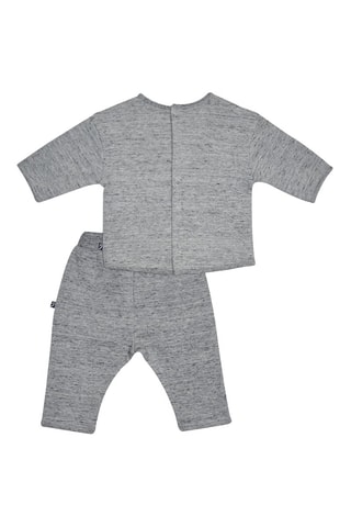 Sweat et pantalon - Gris chiné - Gris