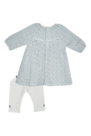 Robe et legging - Blanc cassé - Blanc