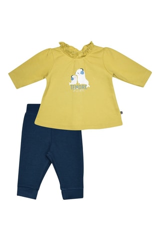 Blouse et jogging - Jaune - Jaune