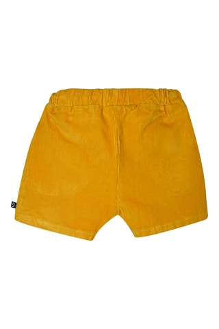 Short en velours - Jaune