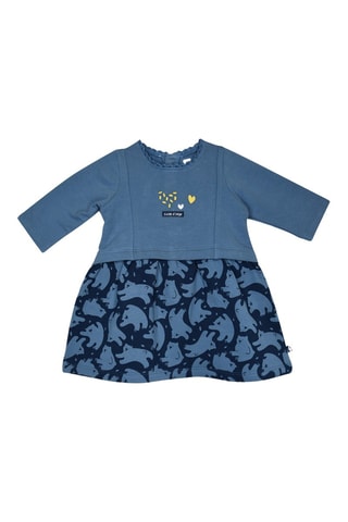 Robe et collant - Bleu foncé - Bleu foncé