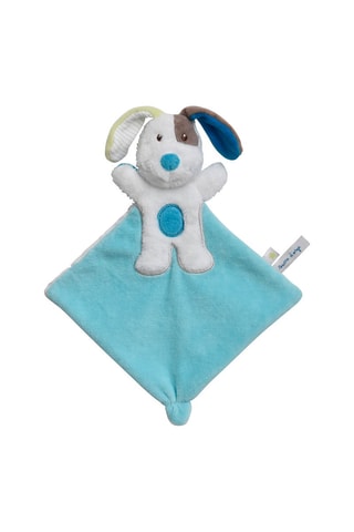 Doudou chien - Bleu et blanc
