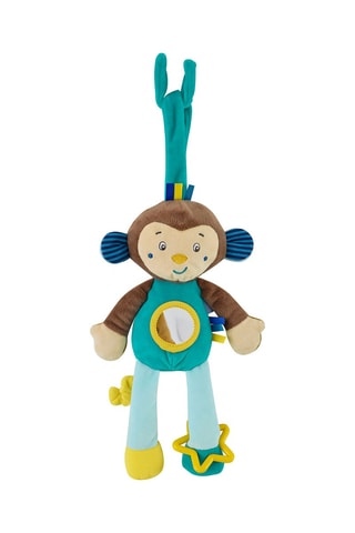 Jouet d'éveil singe Marron et bleu