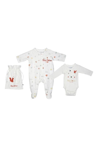 Ensemble de naissance 3 pièces Java - Blanc