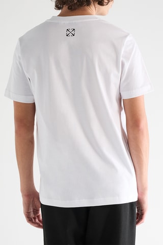 T-shirt Cryst Croco - Blanc