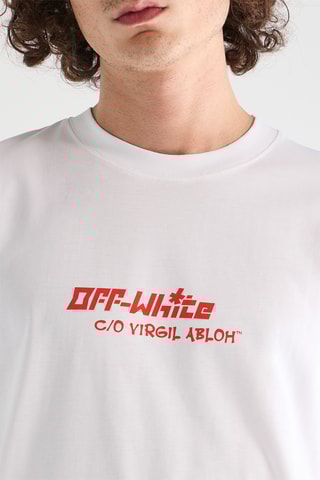 T-shirt Cryst Croco - Blanc