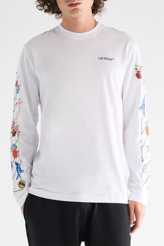 T-shirt Fresco Diag - Blanc