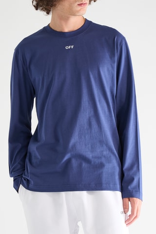 T-shirt Off Stamp - Bleu