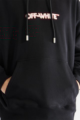 Sweat à capuche Round Logo - Noir